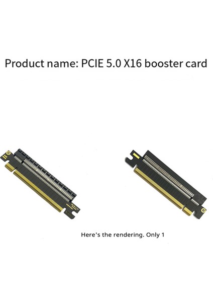 Pcı Express 5.0 X16 Koruyucu Yükseltici Kart Pcı-E - Pcı-E 16X Yuvası 180 Derece Konnektörler Gen3-5 Pcıe X16 Dönüştürücü Adaptör (Yurt Dışından) fiyatları
