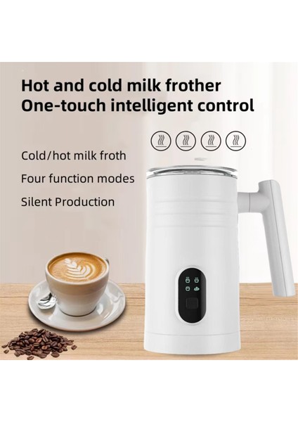 Tam Otomatik Süt Köpürtücü Akıllı Dokunmatik Kontrol Süt Isıtıcı Sıcaklık Ayarları Sıcak ve Soğuk Süt Köpürtücü Ingiltere Fişi (Yurt Dışından) modelleri