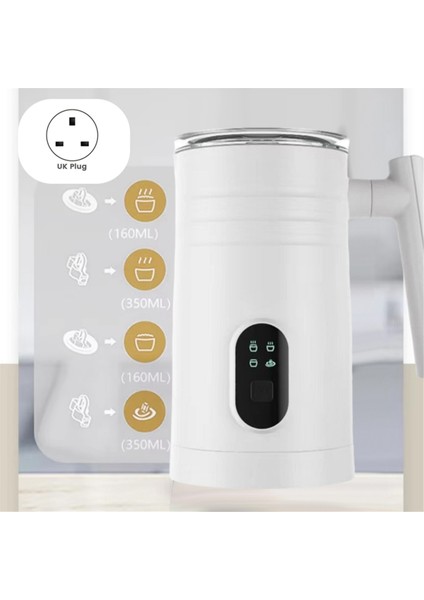 Tam Otomatik Süt Köpürtücü Akıllı Dokunmatik Kontrol Süt Isıtıcı Sıcaklık Ayarları Sıcak ve Soğuk Süt Köpürtücü Ingiltere Fişi (Yurt Dışından) indirimleri