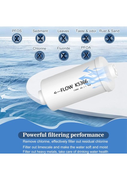 Florürlü Su Filtresi K5366 Arsenik Filtreleri Gravite Su Filtreleme Sistemi Arıtma Elemanları ile Uyumlu (Yurt Dışından) fiyatları