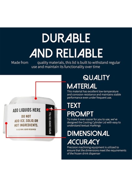 FS300, FS301, FS301C, CL301A, CO305F, CCO305F Için Ninja Dondurulmuş Içecek Makinesi Için Soğutma Silindiri Kapağı (Yurt Dışından) modelleri