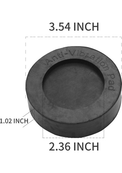 Çamaşır Makinesi Için Titreşim Önleyici Pedler, Gürültü Azaltıcı Kauçuk Pedler, Şok Emici Çamaşır Makinesi ve Kurutma Makinesi Pedleri 4 Adet (Yurt Dışından) modelleri