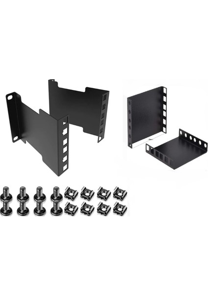 2u Sunucu Raf Derinlik Genişletici - Ağ Rafı Için 4 Inç Derin Gömme Raf Montaj Adaptör Kiti (Yurt Dışından)