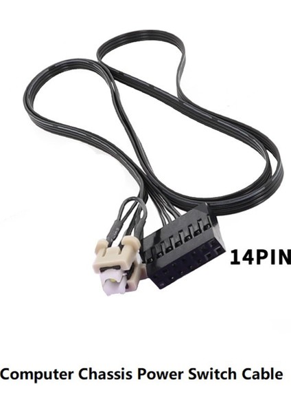 Lenovo E73 E74 A4600K Için Açma-Kapama Düğmeli 14 Pin Bilgisayar Kasası Sıfırlama Güç Anahtarı Kablosu (Yurt Dışından) modelleri