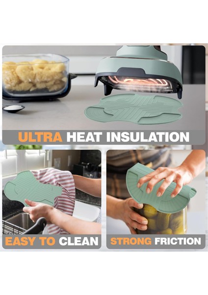 Ninja Crispi Air Fryer Için Silikon Isıya Dayanıklı Mat, Ninja Crispi FN101 Kapları Için Isı Yalıtımlı Aksesuarlar (Yurt Dışından) fiyatları