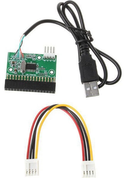 1,44 MB 3,5 Inç USB Kablo Adaptörü 34 Pin Disket Sürücü Konnektörü U Disk'ten Disket Pcb Kartına (Yurt Dışından)