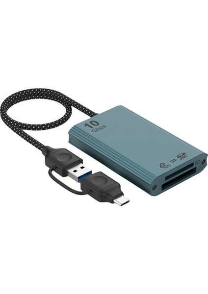 Cfexpress Tip B ve Sd Çift Yuvalı Bellek Kartı Okuyucu, 10 Gbps USB 3.2 Gen 2 Tip B Cfexpress Adaptör Bellek Kartı Okuyucu B (Yurt Dışından) modelleri