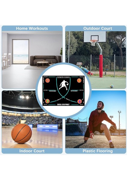 Taşınabilir Basketbol Ayak Çalışma Matı Taşınabilir Kaymaz Basketbol Eğitim Matı Ayak Çalışma Adım Eğitim Pedi (Yurt Dışından) modelleri
