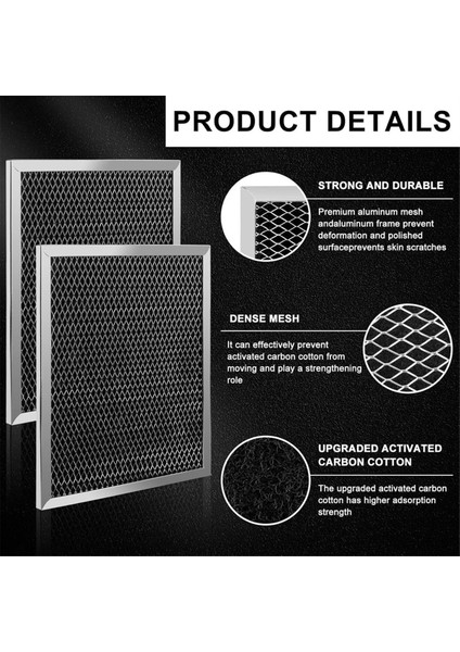 B.roan 97007696 Için 2 Adet Yedek Filtre, 41F Davlumbaz Filtresi 10,5 Inç x 8,75 Inç Soba Havalandırma Fanı Için (Yurt Dışından) fırsatları