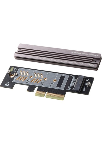 Masaüstü Bilgisayarlar Için 64 Gbps M.2 SSD Nvme - Pcıe 4.0 X1/X4/X8/X16 Dönüştürücü Adaptör ve Soğutucu Pcı Express Genişletme Kartı (Yurt Dışından) fırsatları