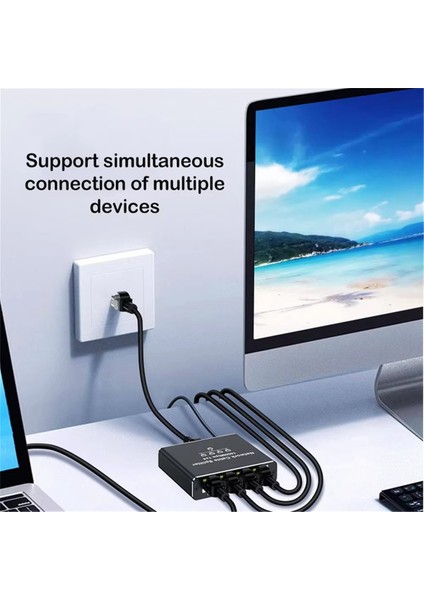 1000MBPS Ethernet Adaptörü Lan Internet Ayırıcı Cat 6 RJ45 Gigabit Anahtarı Pc Dizüstü Tv Kutusu Yönlendirici 1 Ila 4 (Yurt Dışından) modelleri