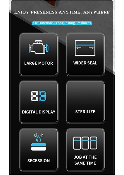 Elektrikli Vakumlu Paketleme Makinesi Kuru/ıslak Gıda Ambalajını Taze Tutmak Için Mühürleme Dokunmatik Düğmeler Dijital Ekran Çıkarılabilir Temizlenebilir (Abd) (Yurt Dışından)