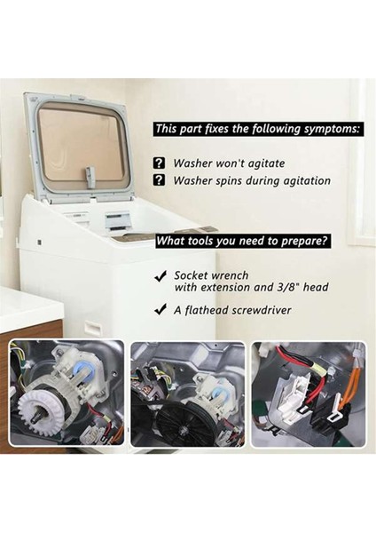 Ge Çamaşır Makinesi Için WH03X30517 Conta Vites Aktüatörü Değişimi, WH05X25036 ve WH05X24435'IN Yerini Alır (Yurt Dışından) fırsatları