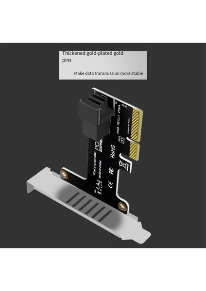 Pcı-E - SFF-8643 Genişletme Kartı Pcıe X4 - SFF8643 Adaptörü PCI-EX4/X8/X16 Nvme SSD Katı Hal Sürücü Yükselticisi (Yurt Dışından) modelleri