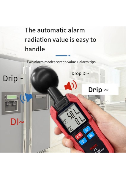 Bsıde Emf Ölçer Profesyonel Elektromanyetik Alan Radyasyon Dedektörü Radyatör Elektrikli Manyetik Dozimetre Geiger Testi (Yurt Dışından) fiyatları