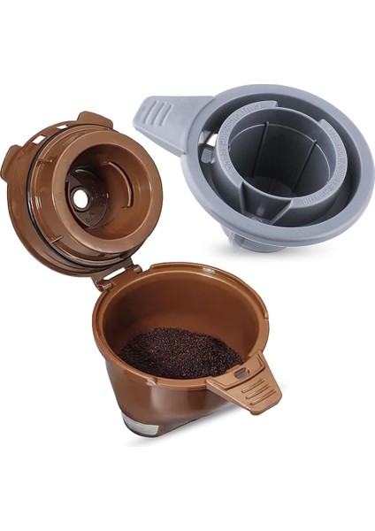 Hamilton Beach Flexbrew Kahve Makineleri Için 1 Set Yedek Alt Iğne Tutucu Parçası, Yeniden Kullanılabilir Tek Kahve Filtresi (Yurt Dışından)