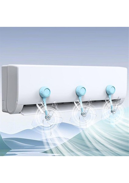 Adet Yel Değirmeni Şeklinde Vantuzlu Klima Vantilatörü - Doğrudan Üfleme Önleyici, Rüzgar Geçirmez, Enerji Tasarrufu Sağlayan Kılavuz Fan (Yurt Dışından) modelleri