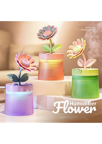 Taşınabilir USB Aromaterapi Makinesi Nemlendirici Çiçek Hava Nemlendirici Pembe (Yurt Dışından) modelleri