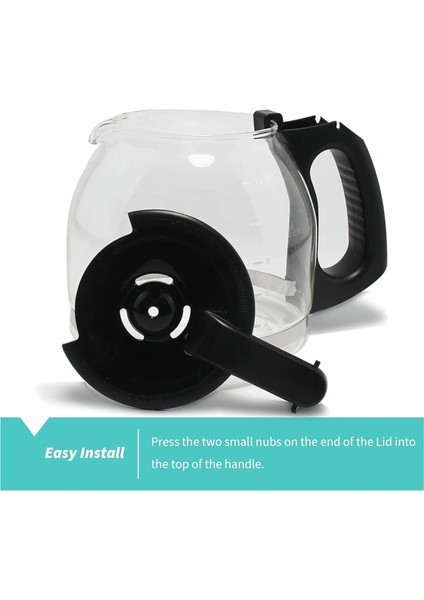 Mr. Coffee Oster Için 2'li Yedek Kahve Makinesi Kapağı, BVMC-CHX21 Için 12 Bardaklık Kahve Makinesi Kapağı, 112435001000 (Yurt Dışından) indirimleri