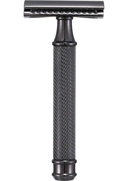 Yeni Erkek Katlanır Tıraş Makinesi Çift Kenarlı Klasik Tıraş Makinesi Erkek Tıraş Makinesi Siyah (Yurt Dışından) fırsatları