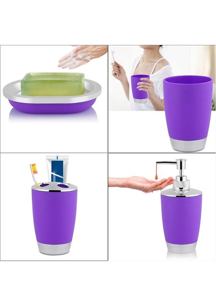 Parça Banyo Aksesuarları Seti, Banyo Seti, Bardak Seti, Tuvalet Malzemeleri, Diş Fırçası Tutucu, Banyo Seti (Yurt Dışından) fırsatları