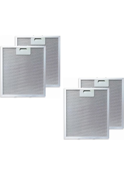 Alüminyum Davlumbaz Yağ Filtresi - Mutfak Davlumbazı ve Davlumbaz Değişimi Için Metal Ağlı Havalandırma Aspiratörü (Yurt Dışından)