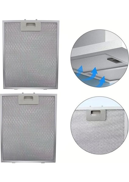 Alüminyum Davlumbaz Yağ Filtresi - Mutfak Davlumbazı ve Davlumbaz Değişimi Için Metal Ağlı Havalandırma Aspiratörü (Yurt Dışından) fırsatları