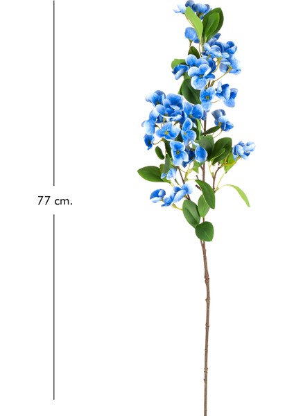 Yapay Islak Dokulu Sütleğen Çiçek Mavi 77 Cm. modelleri