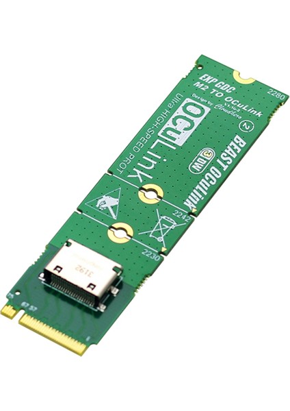 Nvme M.2 M Anahtarı Oculink Gpu Yuvası Için Oculink Adaptörü Mini Pc Dizüstü Bilgisayardan Harici Grafik Kartına Yüksek Hızlı Dönüştürücü (Yurt Dışından)