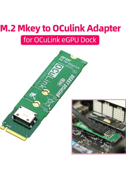 Nvme M.2 M Anahtarı Oculink Gpu Yuvası Için Oculink Adaptörü Mini Pc Dizüstü Bilgisayardan Harici Grafik Kartına Yüksek Hızlı Dönüştürücü (Yurt Dışından) fırsatları