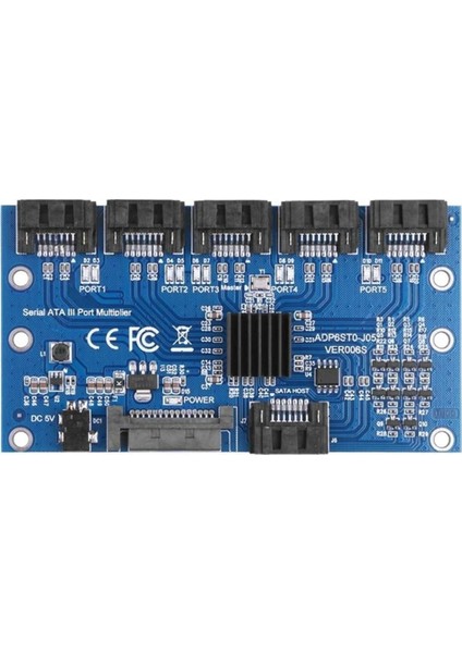 Sata 3.0 Genişletme Kartı 1 Ila 5 Port Dönüştürücü Genişletme Kartı 6 Gbps Anakart Yükseltici Kart Hub Adaptörü (Yurt Dışından) indirimleri