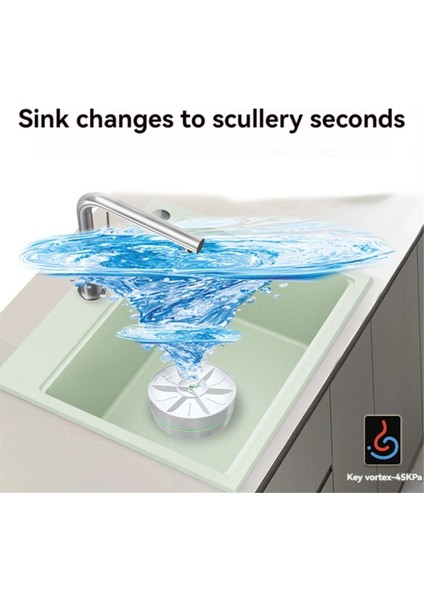 Ultrasonik Bulaşık Makinesi Taşınabilir Mini Turbo Bulaşık Makinesi, Sebze Yıkama Makinesi Ev Lavabo Bulaşık Makinesi Cihazı B (Yurt Dışından) fiyatları