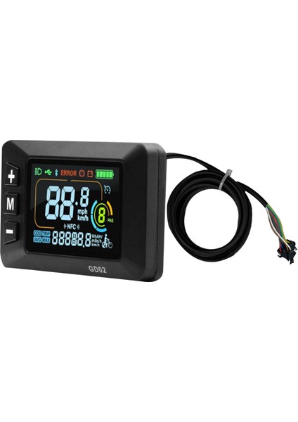 LCD-GD02 Elektrikli Bisiklet LCD Ekran Metre Gösterge Paneli Ekran Paneli 24V 36V 48V 52V 60V Elektrikli Scooter Için Sm5+2pın (Yurt Dışından) fiyatları
