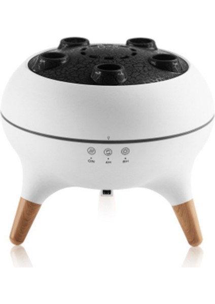 Denizanası Hava Nemlendirici Duman Halkası Renkli Alev Koku Makinesi Masaüstü Aroma Difüzörü Au Fişi (Yurt Dışından)