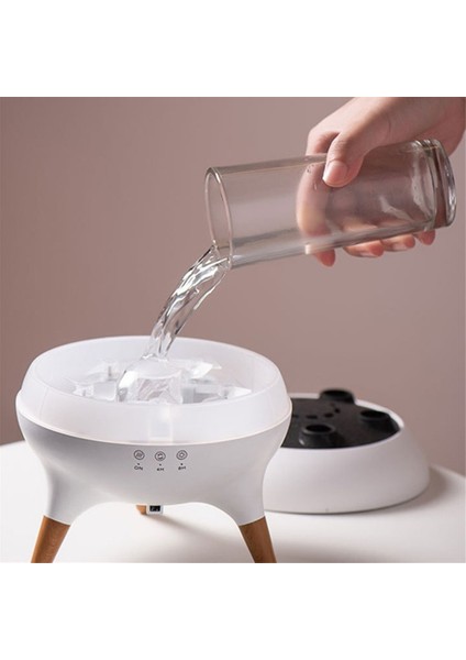 Denizanası Hava Nemlendirici Duman Halkası Renkli Alev Koku Makinesi Masaüstü Aroma Difüzörü Au Fişi (Yurt Dışından) fiyatları