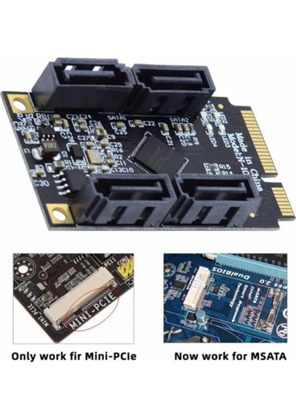 A+E Pcı Express Mini Pcı-E Pcı Express Pcı-E - 4 Portlu Sata 3.0 Esata Pcıe Sata3 6gbps Genişletme Kartı Pcı-E Adaptörü (Yurt Dışından) modelleri