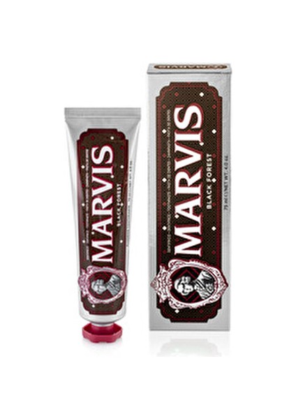 Black Forest Diş Macunu Bitkisel Kızılcık Aromalı 75 ml Tazeleyici Etki