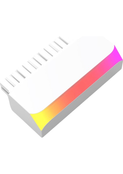 Atx 24PIN - 90° Argb Güç Adaptörü Anakart Güç Kaynağı Kablo Konnektörleri Modüler Dıy Montajı Beyaz (Yurt Dışından)