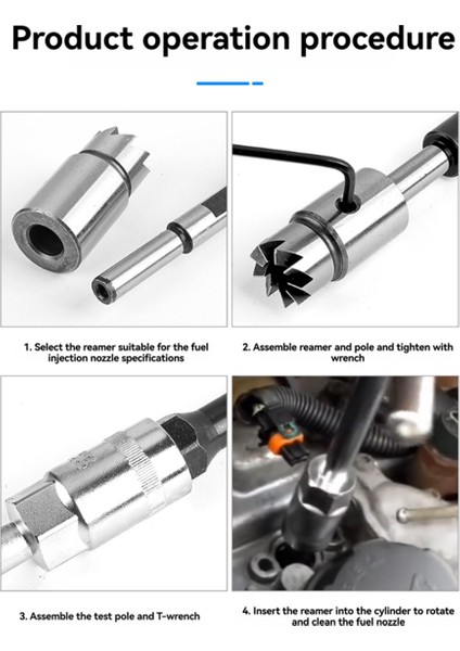 Adet Dizel Enjektör Yuvası Kesici Temizleyici Araçları Karbon Sökücü Araba Garaj Alet Seti (Yurt Dışından) indirimleri