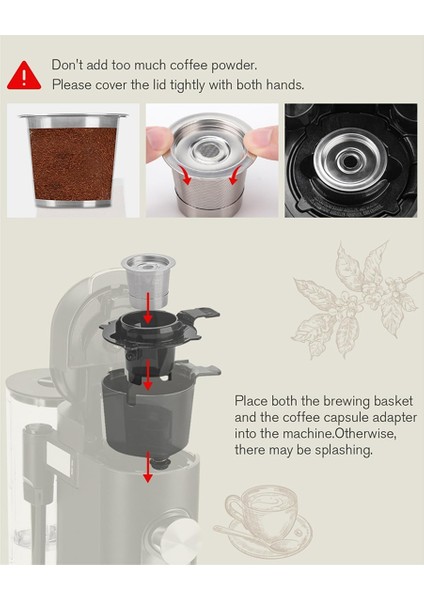 Ninja Dual Brew Kahve Makinesi Için 3'lü Yeniden Kullanılabilir Pod Paketi, Paslanmaz Çelik Yeniden Kullanılabilir K Pod Kalıcı K Kapsül Filtreleri (Yurt Dışından) indirimleri