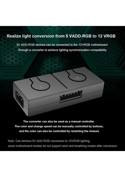 5V 3pin Argb'den 12V 4pin Rgb Dönüştürücü Işık Transfer Şasi Fan Dönüştürücü 3-Pin Rgb Anakart Için 3 Yollu Ayırıcı (Yurt Dışından) indirimleri