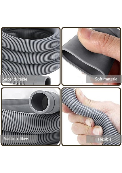 Mutfak Kullanımı Için Ideal, Braket, Bağlantı Parçası ve Kelepçeli Evrensel Çamaşır Makinesi Tahliye Hortumu Uzatma Kiti (Yurt Dışından) fiyatları