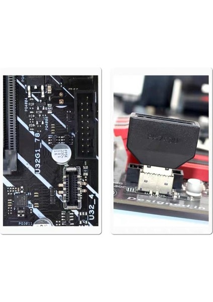 Masaüstü Anakart Için Usb3.2 Tip-E 19PIN/20PIN - USB 19P Şasi Ön USB Tip-A Tip-C Uzatma Adaptörü (Yurt Dışından) modelleri