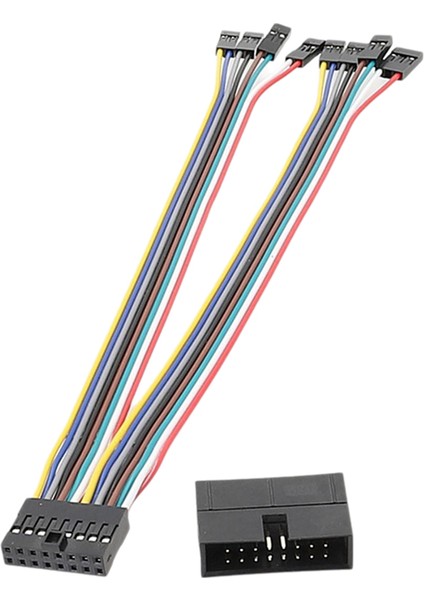 Supermicro Ön Panel Konnektör Adaptör Kablosu Bilgisayar Kasası Sunucu Anahtarları Uzatma Kablosu Için Çok Işlevli (Yurt Dışından) fırsatları