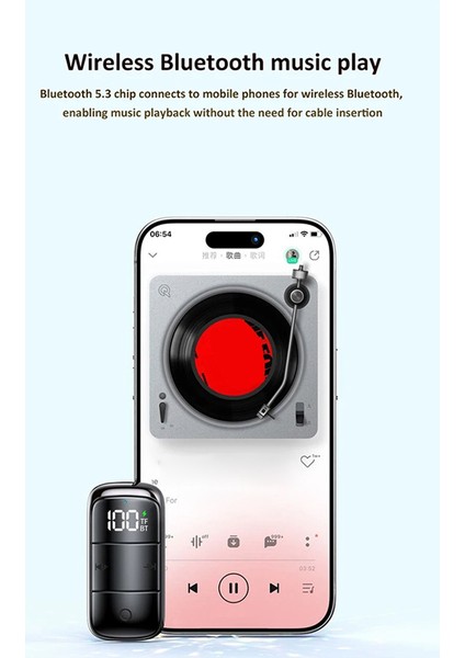 Bluetooth 5.3 Alıcı Düşük Gecikmeli Oyun Kulaklığı Anc + Enc Gürültü Önleyici 3,5 mm Aux Kablosuz Ses Adaptörü Mikrofonlu (Yurt Dışından) fiyatları