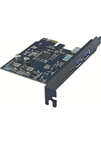 Portlu 5 Gbps Pcıe Kart Hub'ı USB 3.0 Pcı-E Kartı 2x USB A Portu + 2x Type-C Portu Bilgisayar Için USB Pcı-E Genişletme Kartı Adaptörü (Yurt Dışından) indirimleri