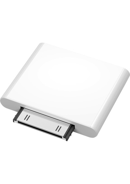 Ipod Classic Touch Için Bluetooth Verici Adaptörü 30 Pin Kablosuz Kart Aux Alıcı Kulaklık Hifi Ses Dongle (Beyaz) (Yurt Dışından)