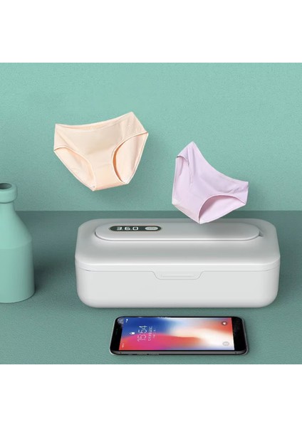 Iç Çamaşırı ve Telefonlar Için Uv Sterilizatör Kutusu - Çok Işlevli Uvc Işık Dezenfektan Çubuğu, Kişisel Eşyalar Için Dezenfeksiyon Kutusu (Yurt Dışından) indirimleri