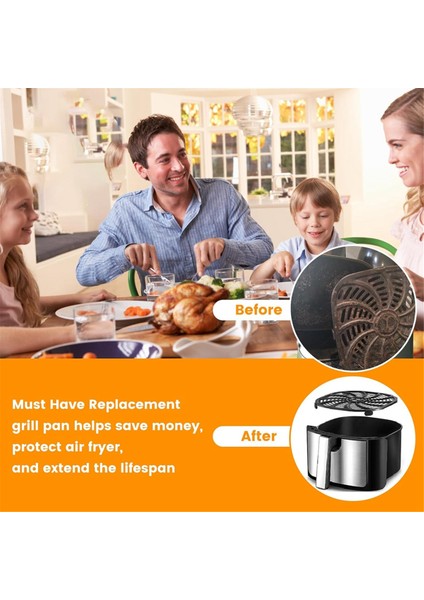 Gourmia GAF716 GAF798 7qt Hava Fritözü Için Hava Fritözü Izgara Tavası, Yapışmaz Hava Fritözü Yedek Parçaları Aksesuarları Raf Tepsisi (Yurt Dışından) fiyatları