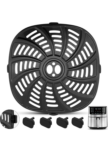 Gourmia GAF716 GAF798 7qt Hava Fritözü Için Hava Fritözü Izgara Tavası, Yapışmaz Hava Fritözü Yedek Parçaları Aksesuarları Raf Tepsisi (Yurt Dışından) modelleri